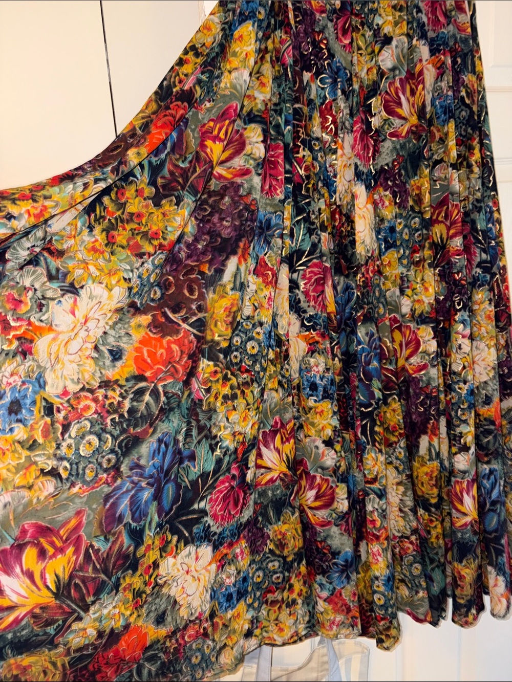 Floral Multicolor Maxi Skirt - Picture 3 of 7